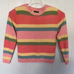 Women’s Mountain Lake Striped Sweater Size M